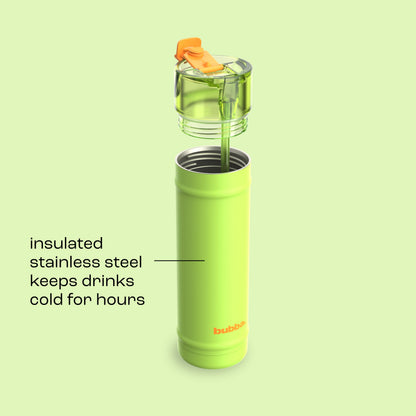 bubba 24 oz DualSip Insulated Stainless Steel Water Bottle - Glow Up - US 6505