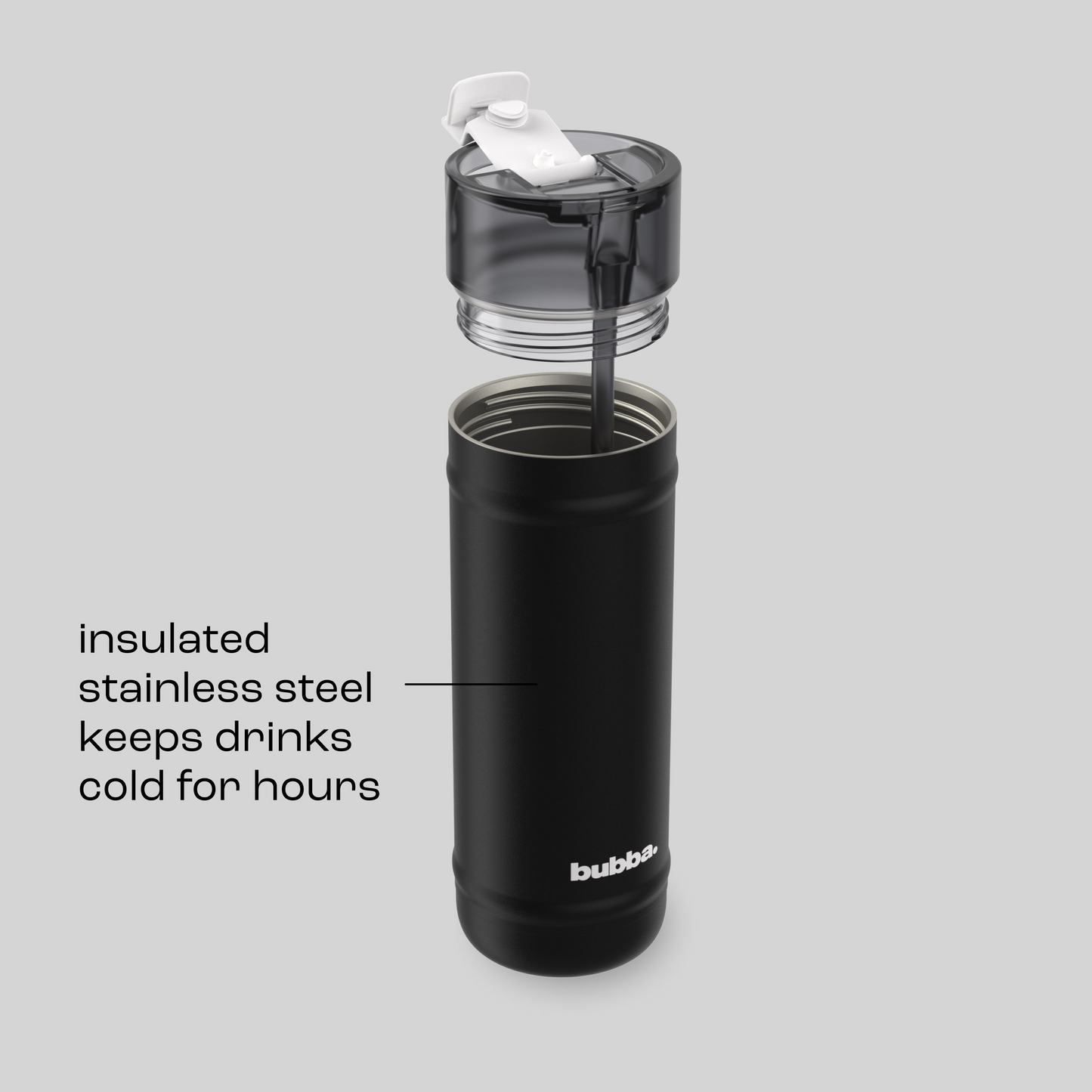 bubba 32 oz DualSip Insulated Stainless Steel Water Bottle - Office Siren - US 1234