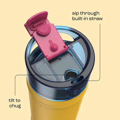 bubba 24 oz DualSip Insulated Stainless Steel Water Bottle - Spirit Week - US 8806