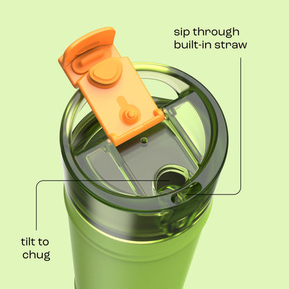 bubba 24 oz DualSip Insulated Stainless Steel Water Bottle - Glow Up - US 6505