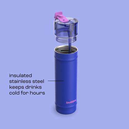 bubba 24 oz DualSip Insulated Stainless Steel Water Bottle - Ocean Energy - US 4663
