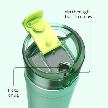 bubba 24 oz DualSip Insulated Stainless Steel Water Bottle - Tropical Eclipse - US 5294