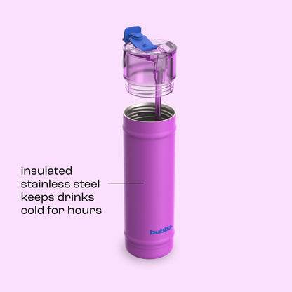 bubba 24 oz DualSip Insulated Stainless Steel Water Bottle - Mood Booster - US 3123