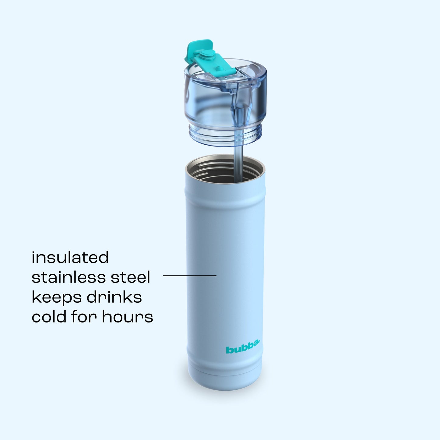 bubba 24 oz DualSip Insulated Stainless Steel Water Bottle - Daydreamin - US 7292