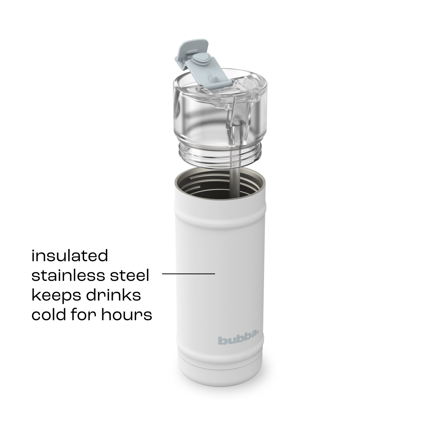 bubba 18 oz DualSip Insulated Stainless Steel Water Bottle - Fresh Kicks - US 8079