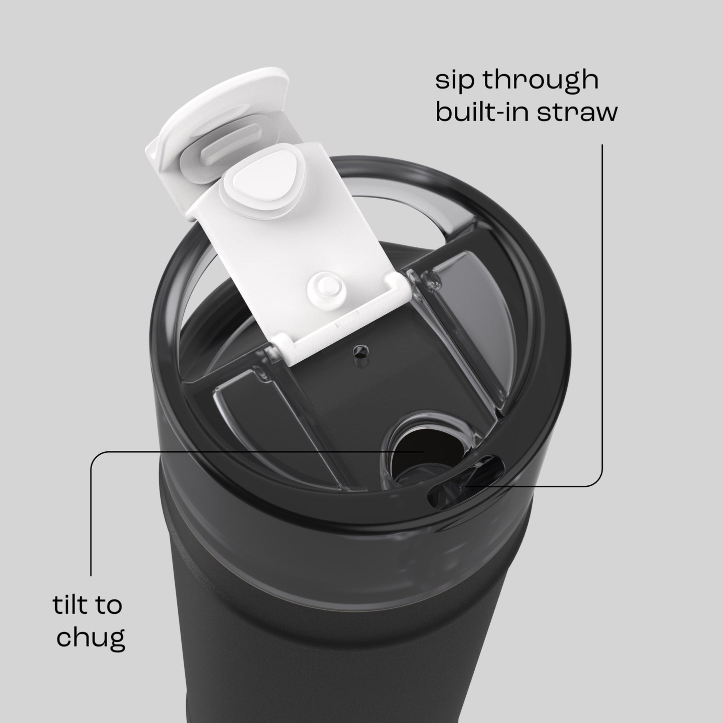 bubba 24 oz DualSip Insulated Stainless Steel Water Bottle - Office Siren - US 3889