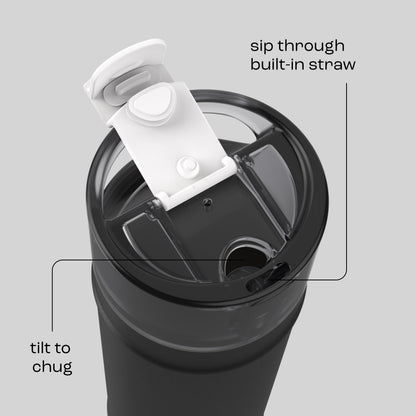 bubba 24 oz DualSip Insulated Stainless Steel Water Bottle - Office Siren - US 3889