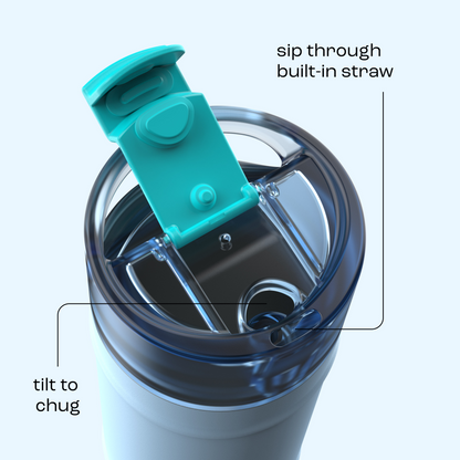 bubba 18 oz DualSip Insulated Stainless Steel Water Bottle - Daydreamin - US 3461