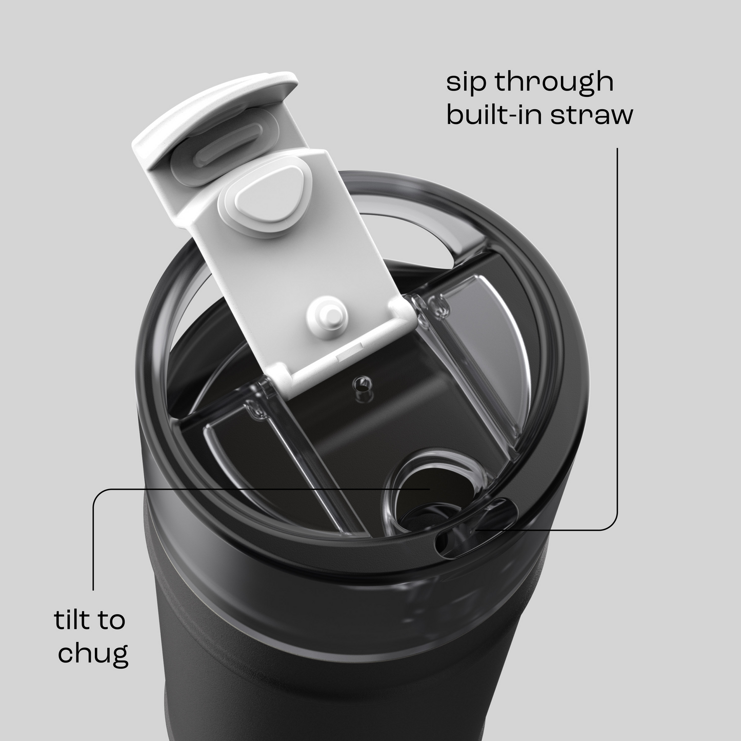 bubba 18 oz DualSip Insulated Stainless Steel Water Bottle -  Office Siren - US 4456