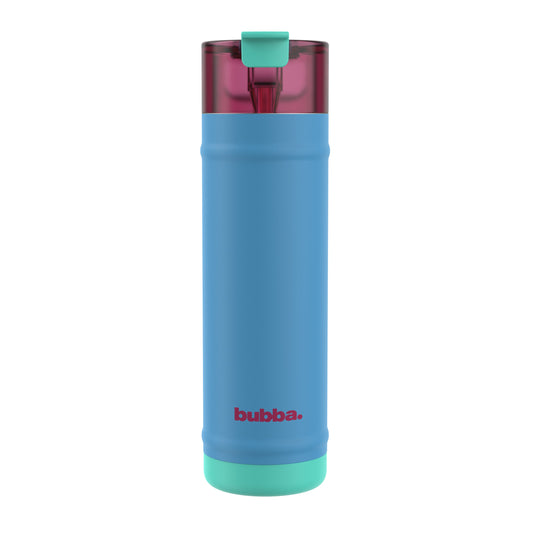 bubba 24 oz DualSip Insulated Stainless Steel Water Bottle - Blue Ribbon - US 8224