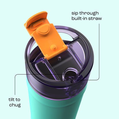 bubba 24 oz DualSip Insulated Stainless Steel Water Bottle -  Field Trip - US 8067