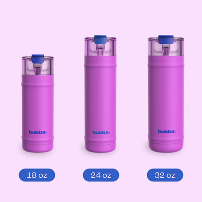 bubba 24 oz DualSip Insulated Stainless Steel Water Bottle - Mood Booster - US 3123